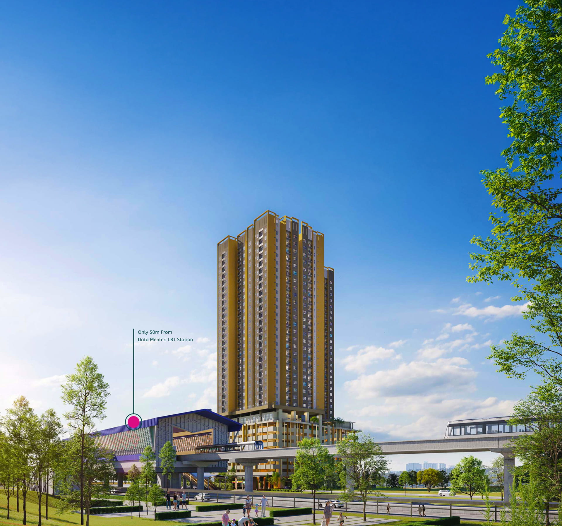 Linkar52 — 50m from Dato Menteri LRT Station, Shah Alam